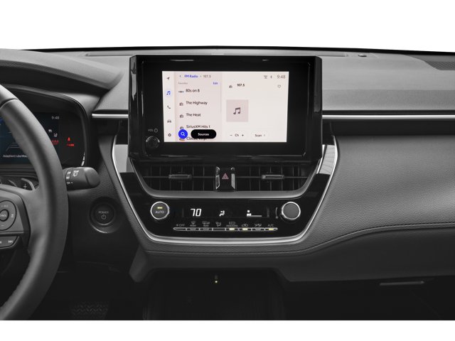 The infotainment system of the 2026 Toyota Corolla Cross in Ardmore, PA
