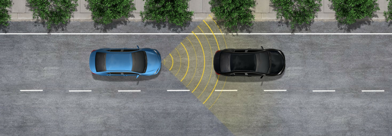 Toyota Safety Sense pre-collision system simulation