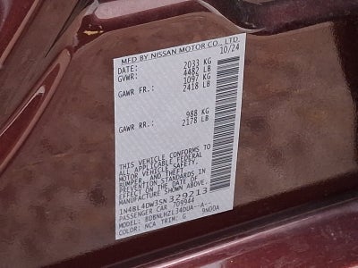 2025 Nissan Altima SV