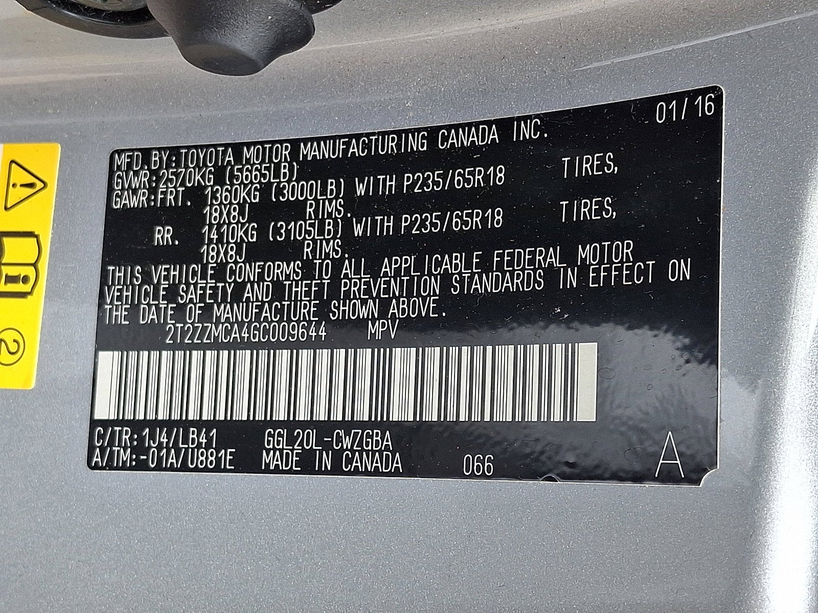 2016 Lexus RX 350 Base