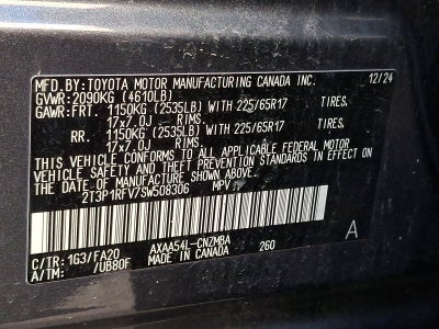 2025 Toyota RAV4 XLE