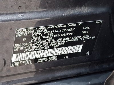 2025 Toyota RAV4 Hybrid XLE