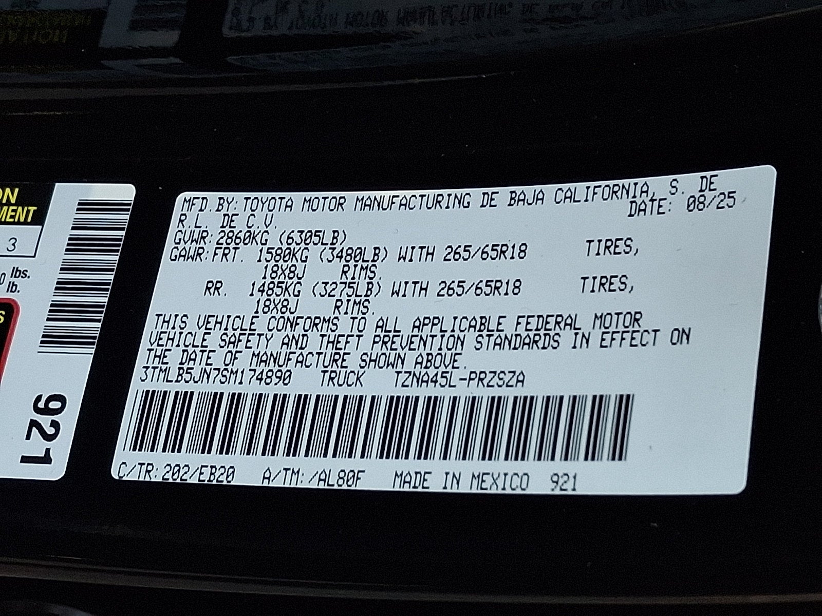 2025 Toyota Tacoma 4WD Limited