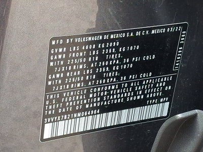 2022 Volkswagen Taos SE