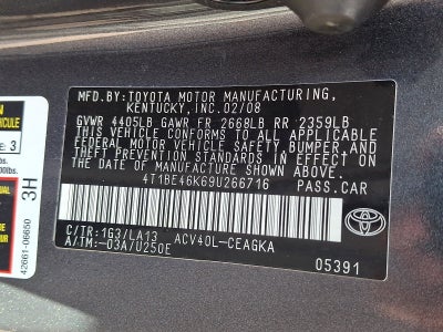 2009 Toyota Camry XLE