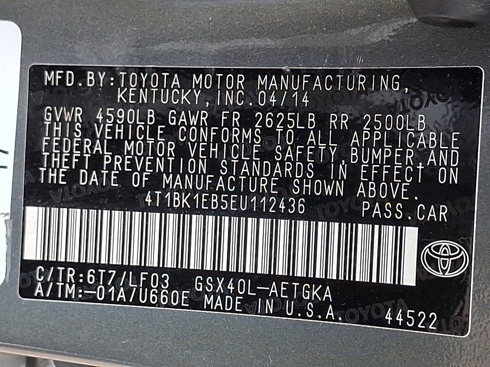 2014 Toyota Avalon XLE