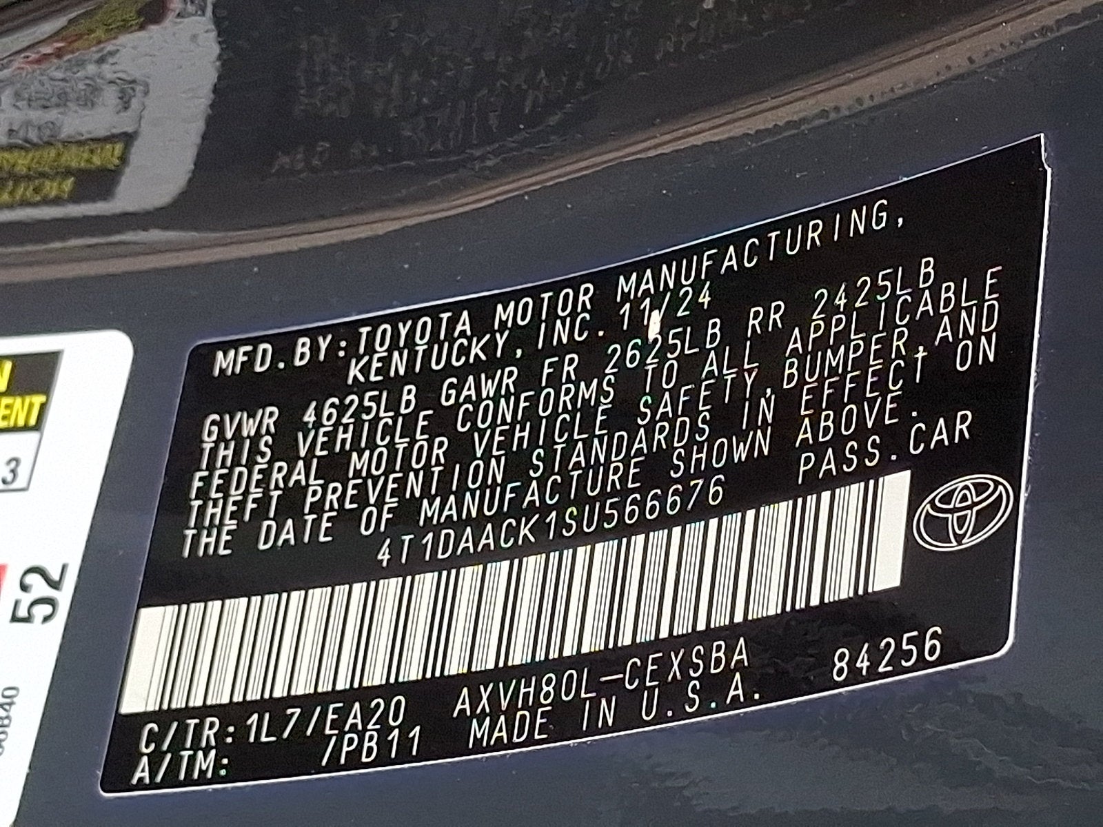 2025 Toyota Camry SE