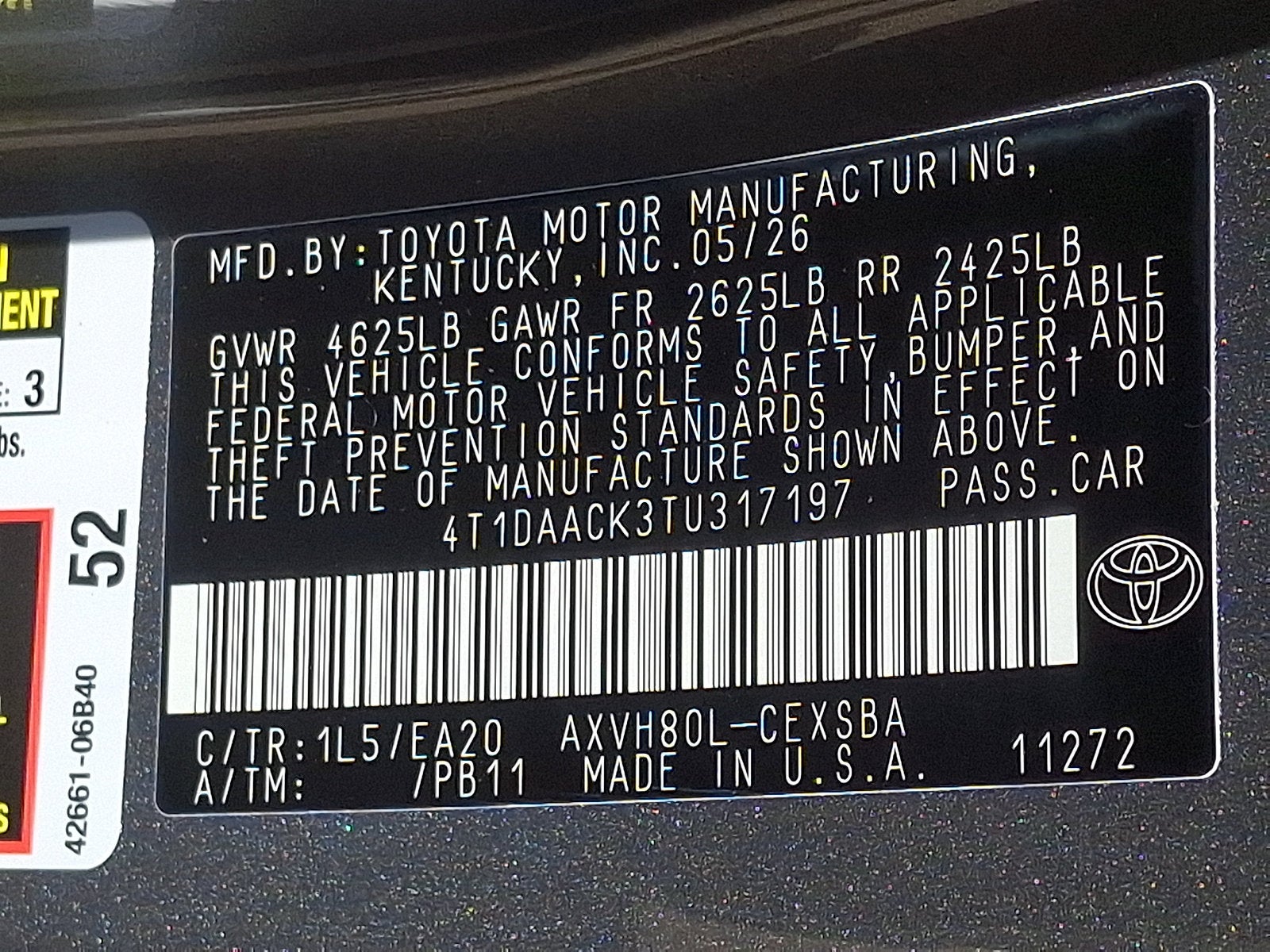 2026 Toyota Camry SE