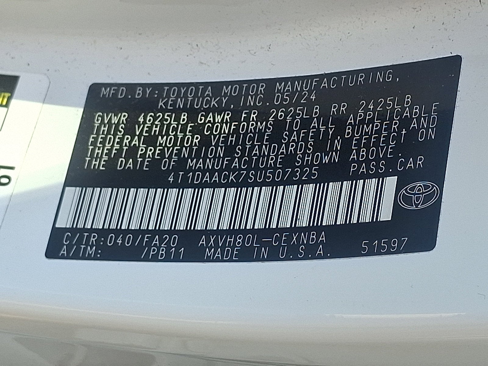 2025 Toyota Camry LE