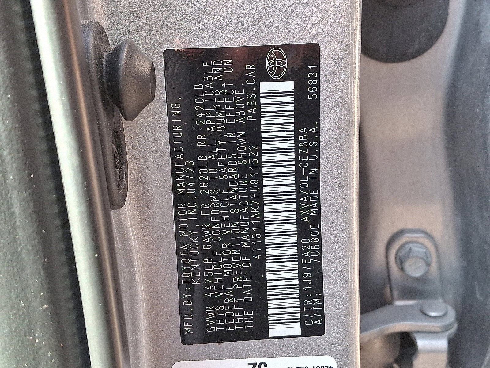 2023 Toyota Camry SE