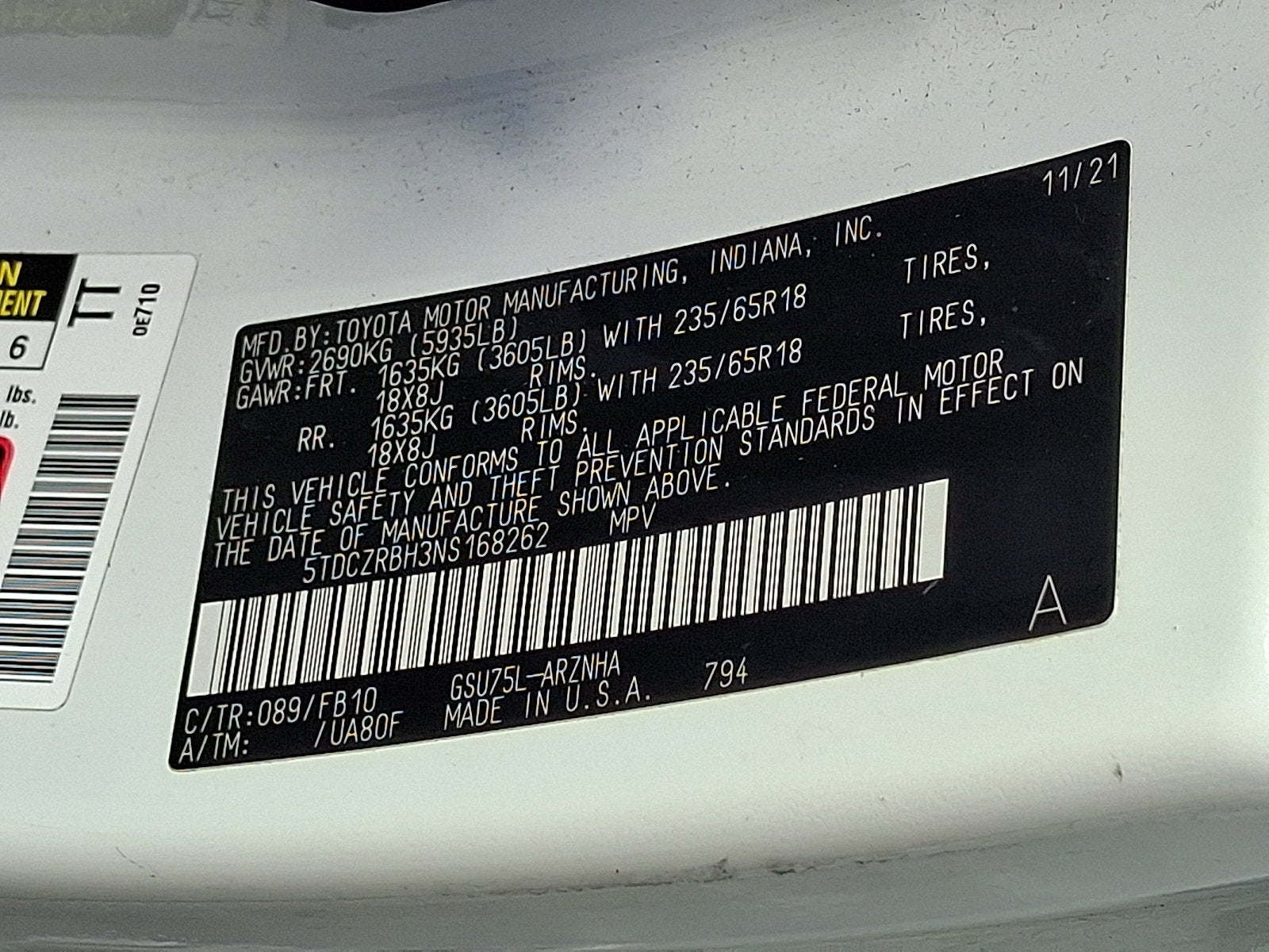 2022 Toyota Highlander L