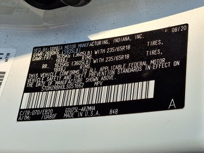 2020 Toyota Highlander XLE