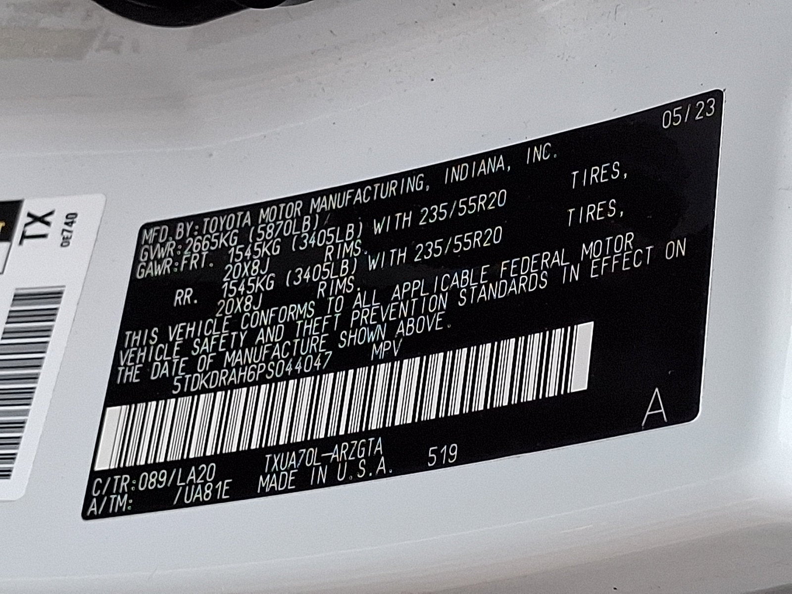 2023 Toyota Highlander Platinum