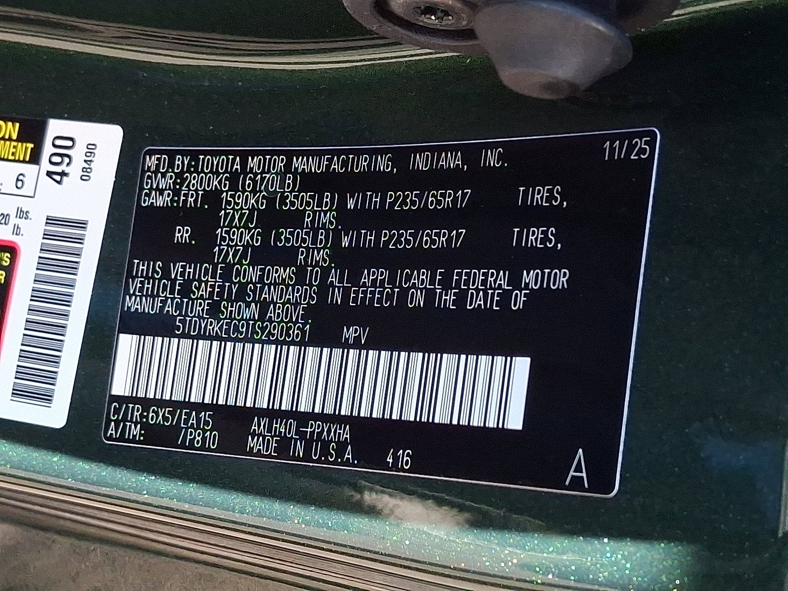 2026 Toyota Sienna XLE