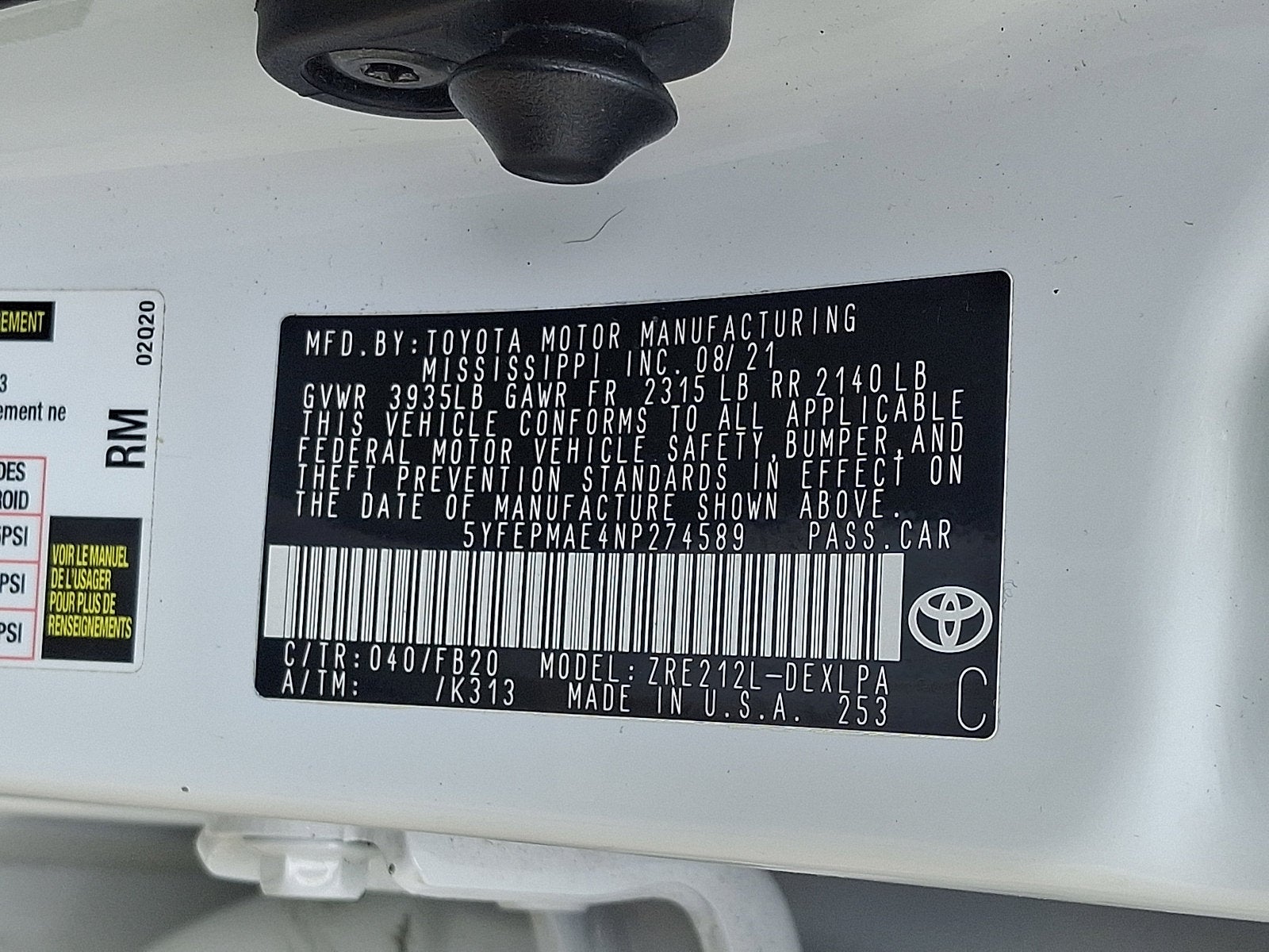 2022 Toyota Corolla LE