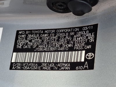 2011 Toyota Corolla LE