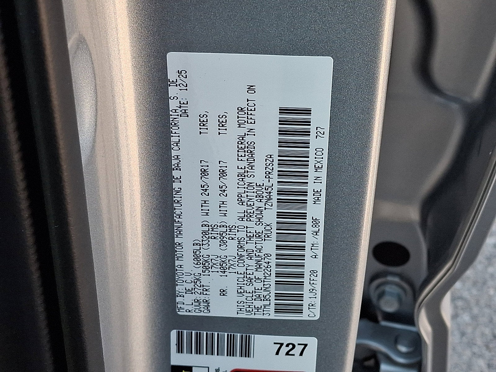 2026 Toyota Tacoma SR5