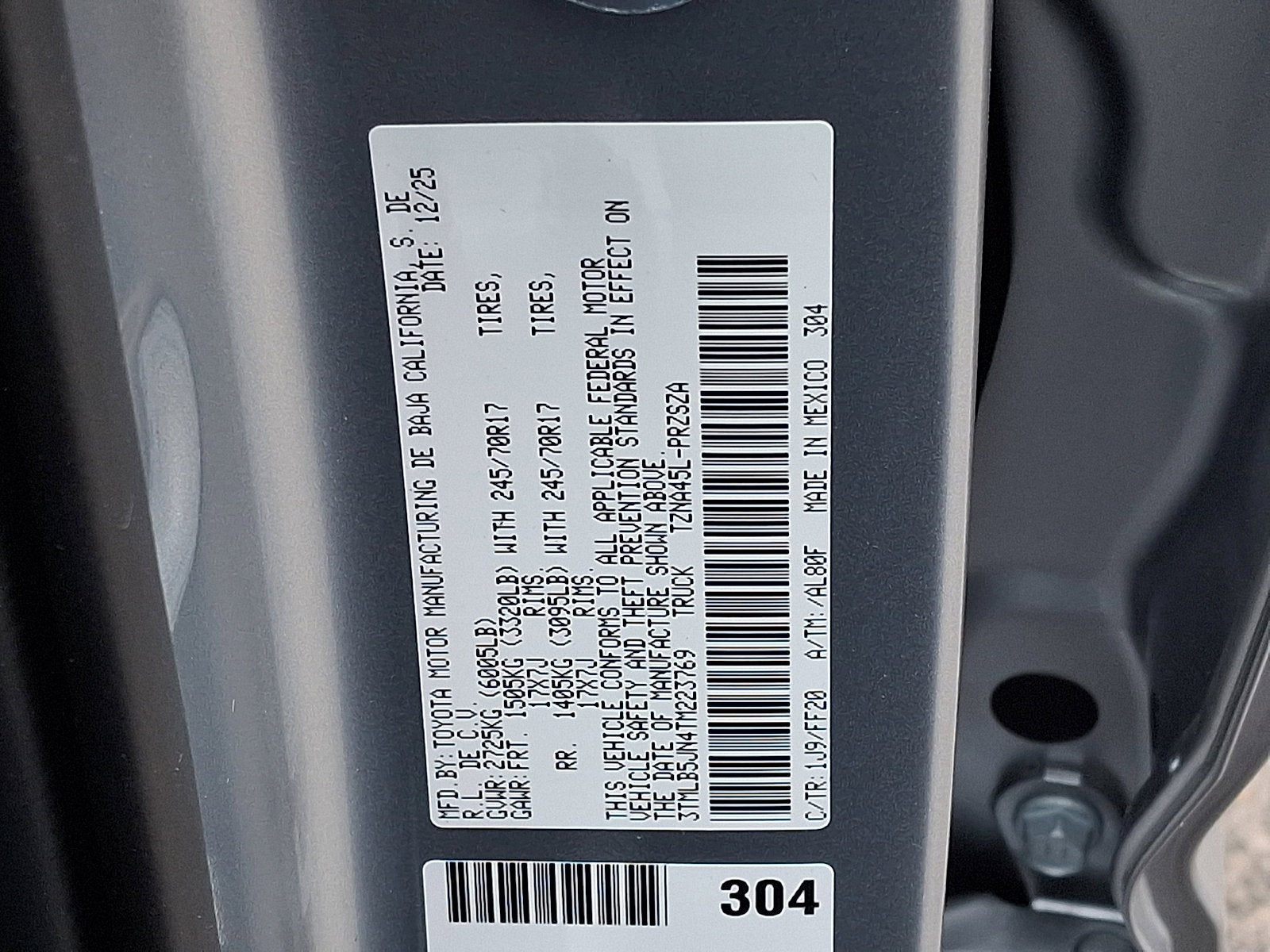 2026 Toyota Tacoma SR5