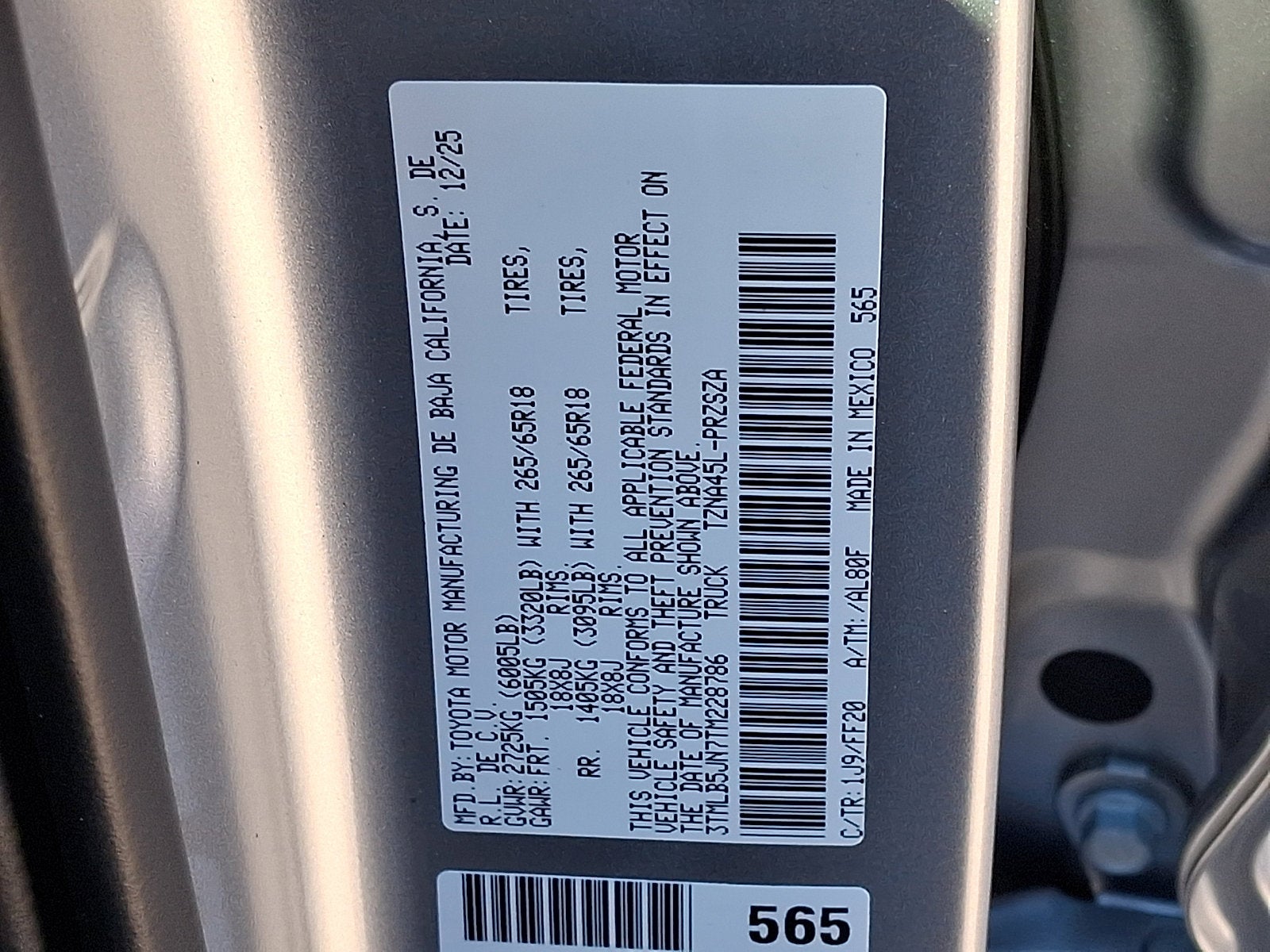 2026 Toyota Tacoma SR5