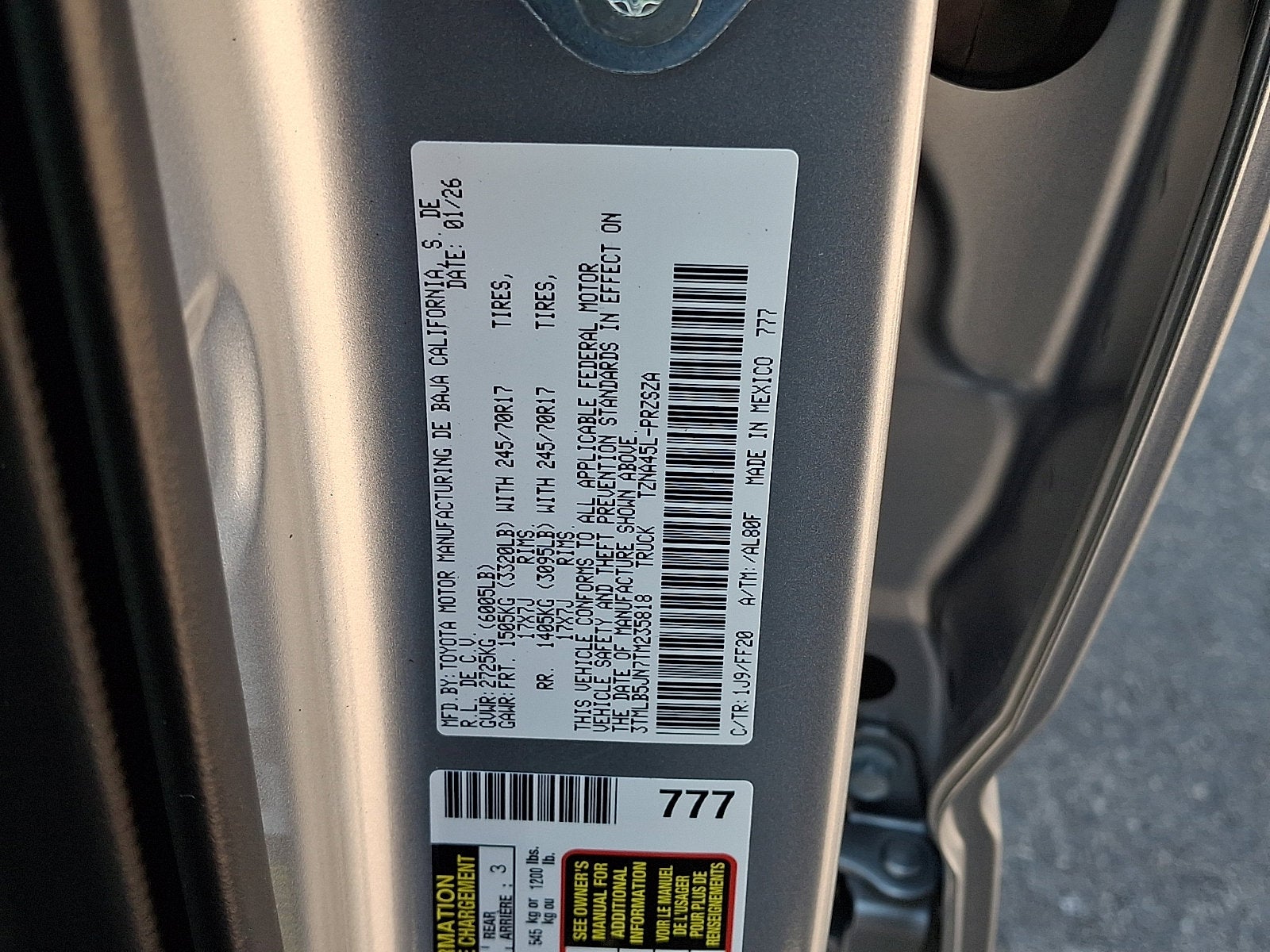 2026 Toyota Tacoma SR5