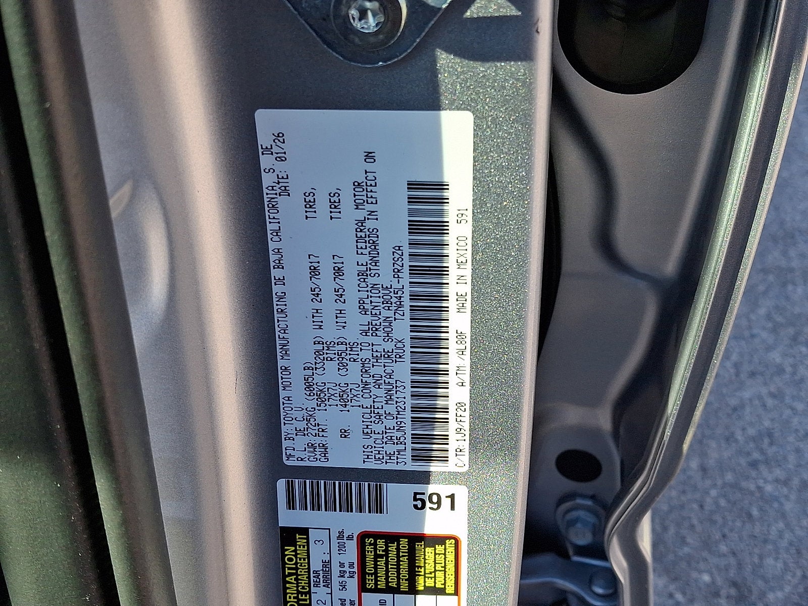 2026 Toyota Tacoma SR5