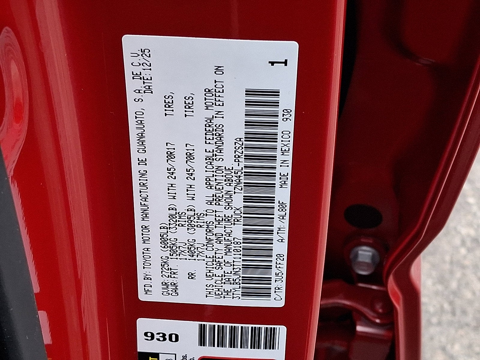 2026 Toyota Tacoma SR5