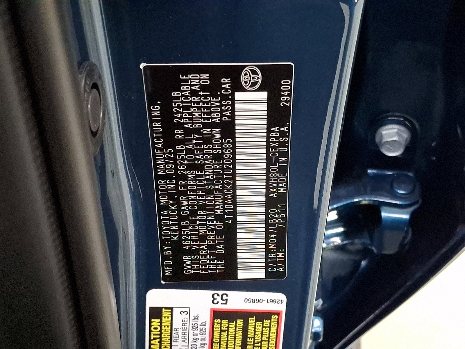 2026 Toyota Camry XSE