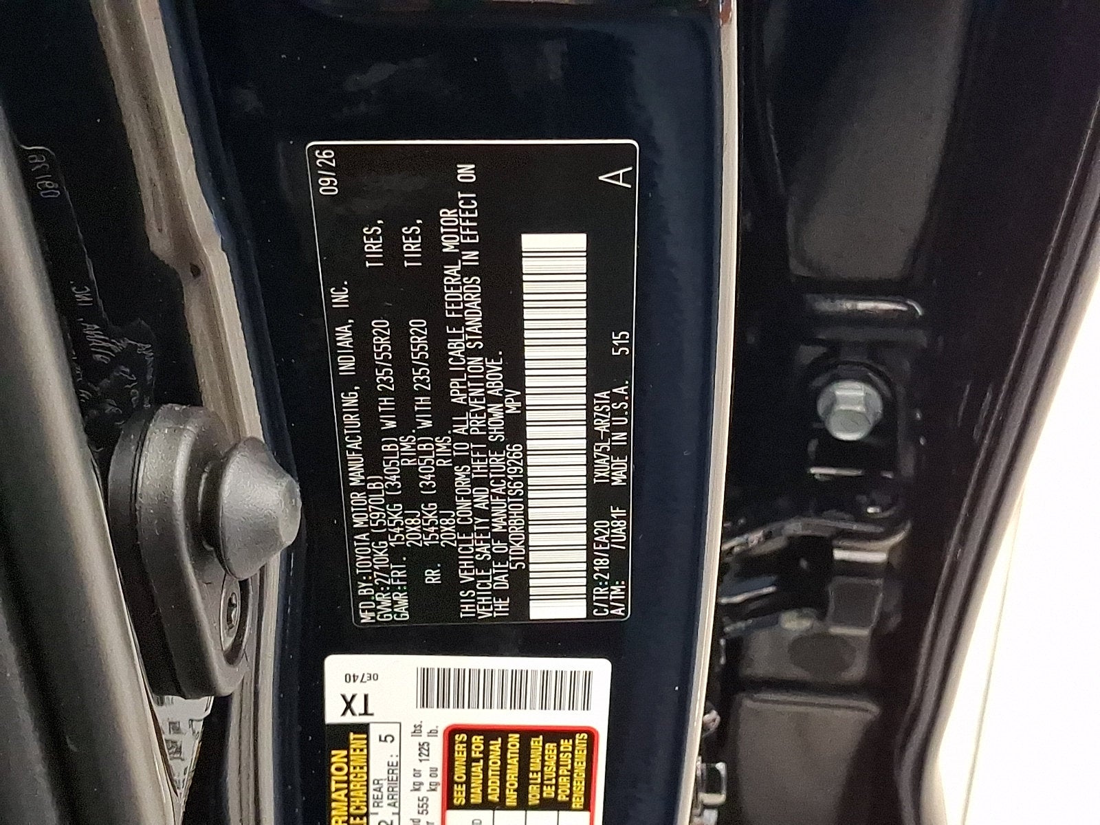 2026 Toyota Highlander XSE