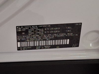 2026 Toyota bZ XLE