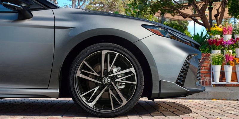 engine of a 2025 Toyota Camry at Ardmore Toyota in Ardmore, PA