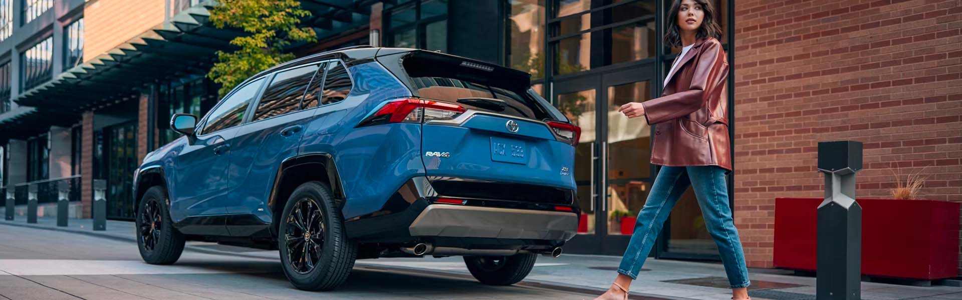 The instrument panel on the 2025 Toyota RAV4 Hybrid in Ardmore, PA