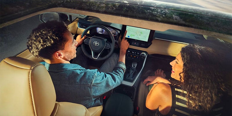 The safety features in the 2025 Toyota RAV4 Hybrid in Ardmore, PA