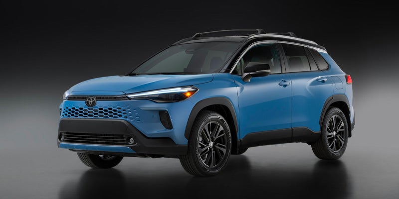 The side view of a 2026 Toyota Corolla Cross in Ardmore, PA