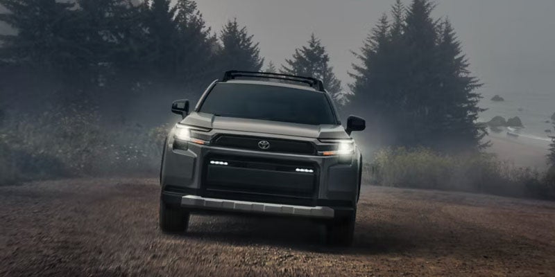 Toyota SUV front off-road view