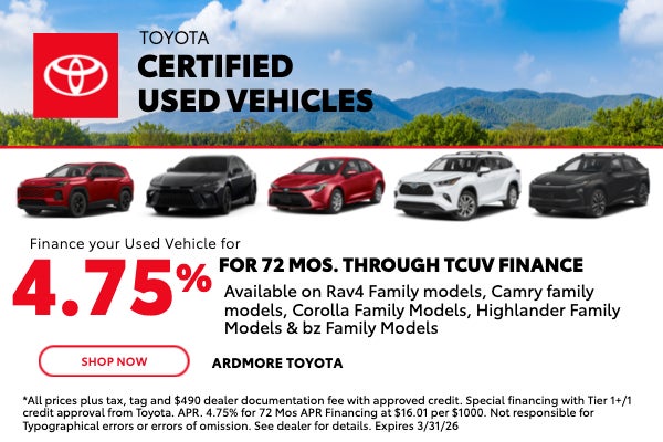 Certified Used Vehicles