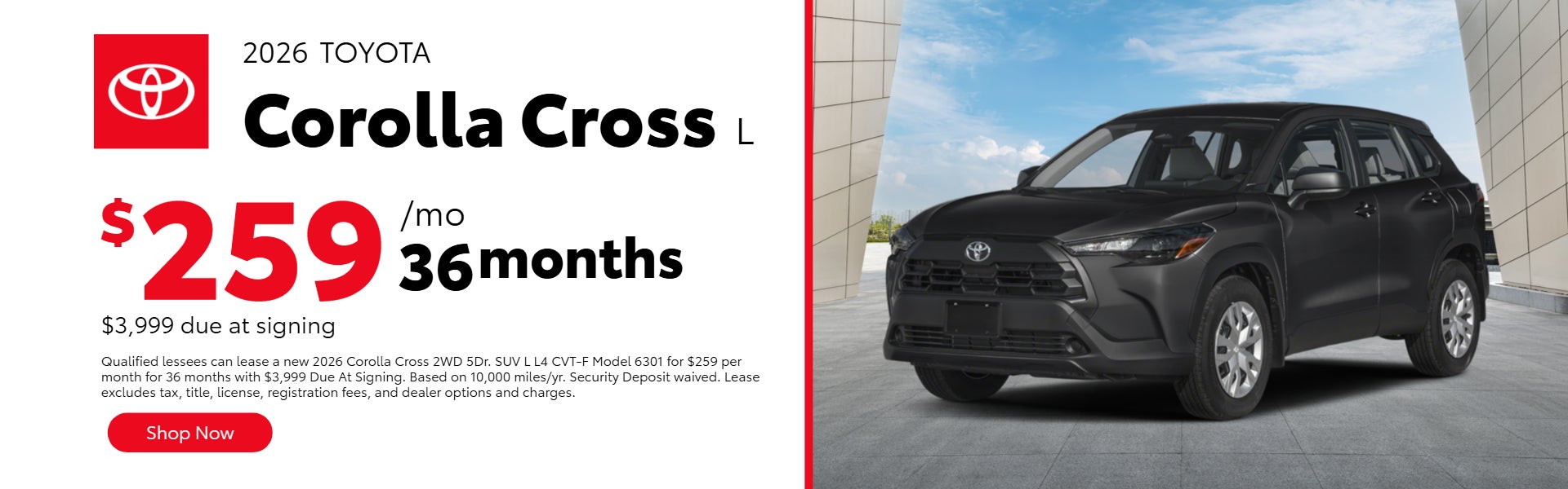 2026 Toyota Corolla Cross L