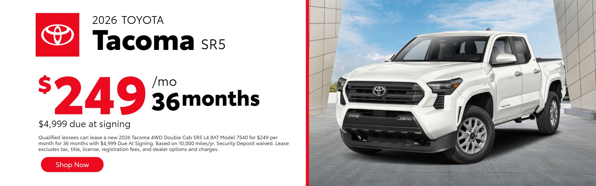 2026 Toyota Tacoma SR5