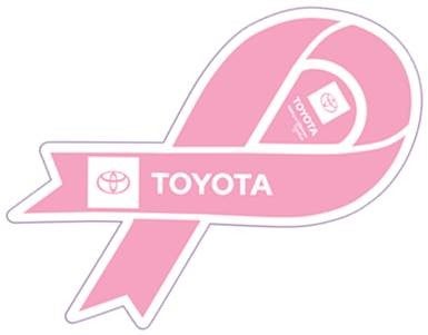 Toyota breast cancer awareness pink ribbon in Ardmore, PA